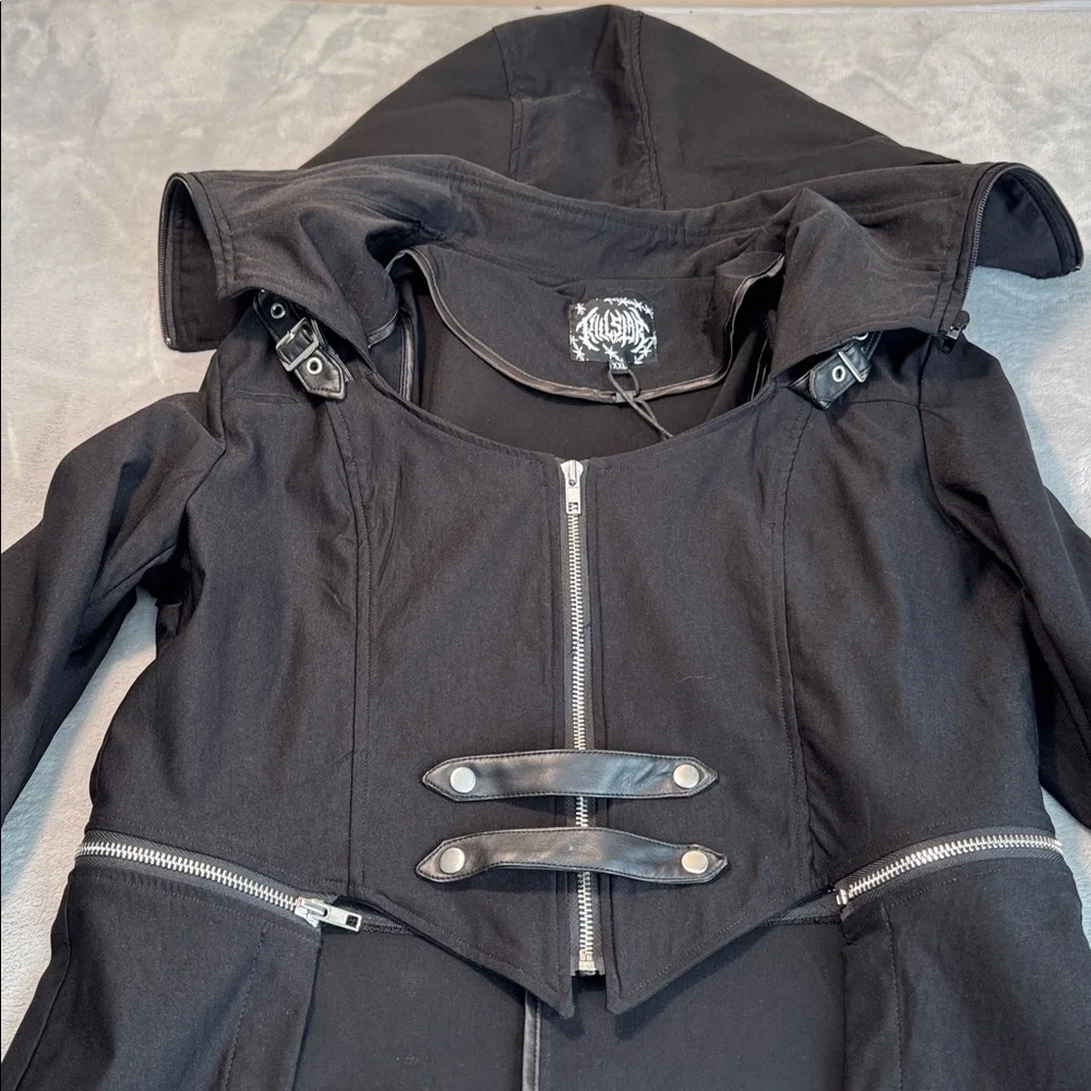 NWT Killstar The Watcher Coat Jacket Black Size XXL - Picture 6 of 16